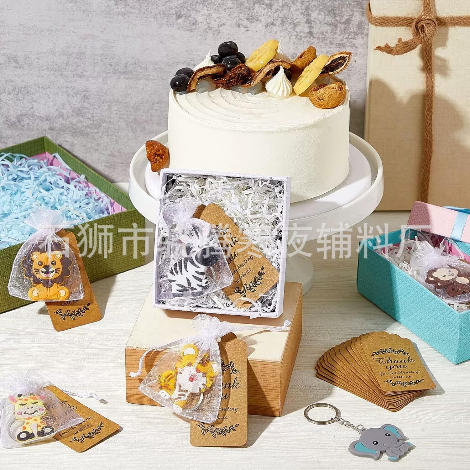 New Forest Animal Key Chain Spot Holiday Gift Accessories Set Pvc Soft Glue Cross-Border Amazon Wholesale