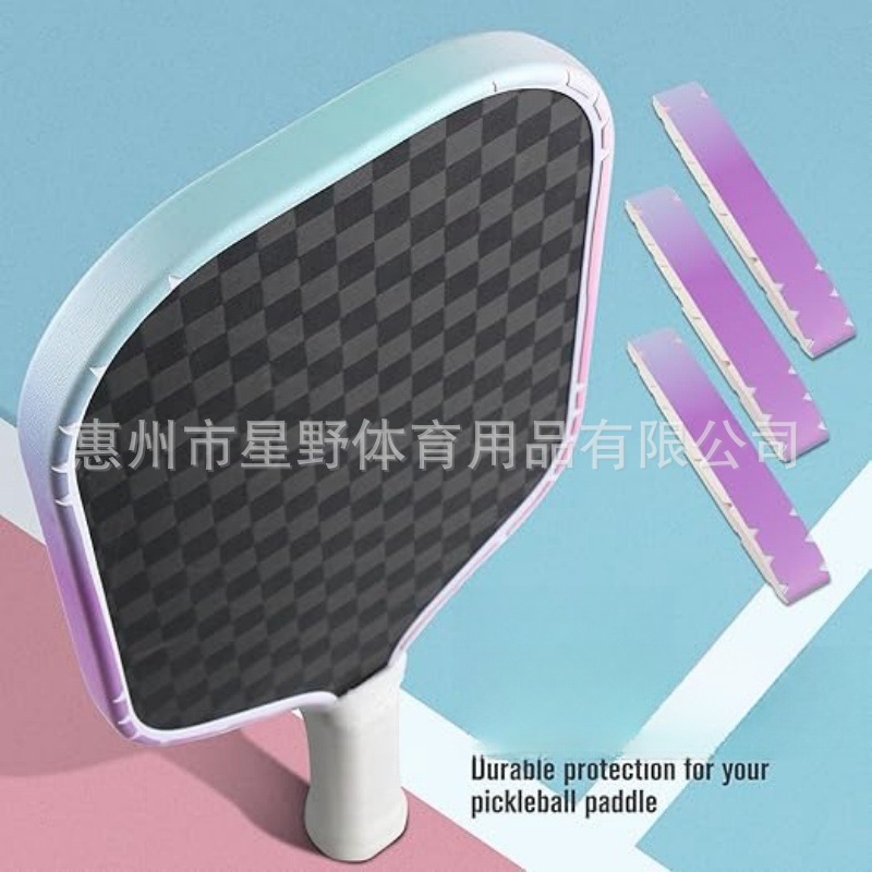 Customized Pickleball Racket Protection Strips, a Pack of Three Pickleball Racket Frame Protection Stickers, Frame Protection