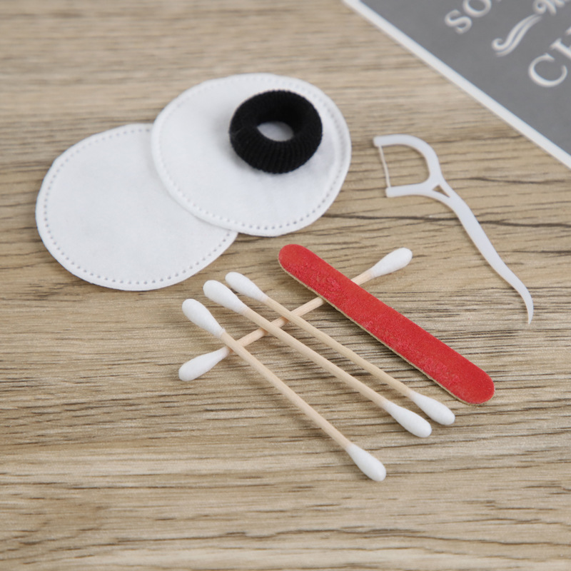 Room Disposable Care Package Hotel Room Beauty Shop Club Cotton Swab Nail File Cotton Piece Care Package