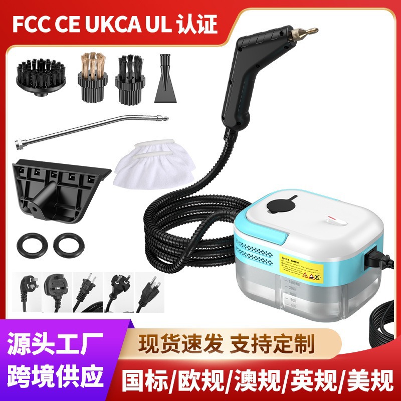 Cross-Border Cleaning Machine High Temperature Steam Cleaning Machine Small Household Air Conditioner Kitchen Range Hood Dual Control Switch Fast Heating Type