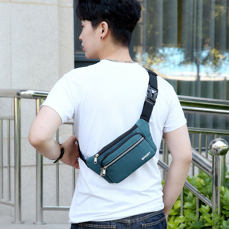 New Waist Bag for Men and Women Outdoor Sports Running Crossbody Bag Large Capacity High Men's Work Site Cashier Waist Bag