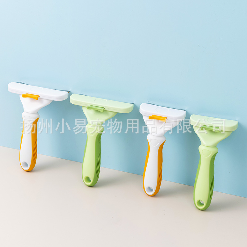 One-Click Hair Removal and Thinning Comb for Cats and Dogs, Pet Hair Removal Comb, Floating Hair Removal Comb, Shaving Brush, Hair Removal Tool