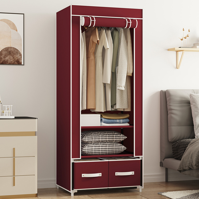 Простой шкаф для одежды, сборный, модный и свежий