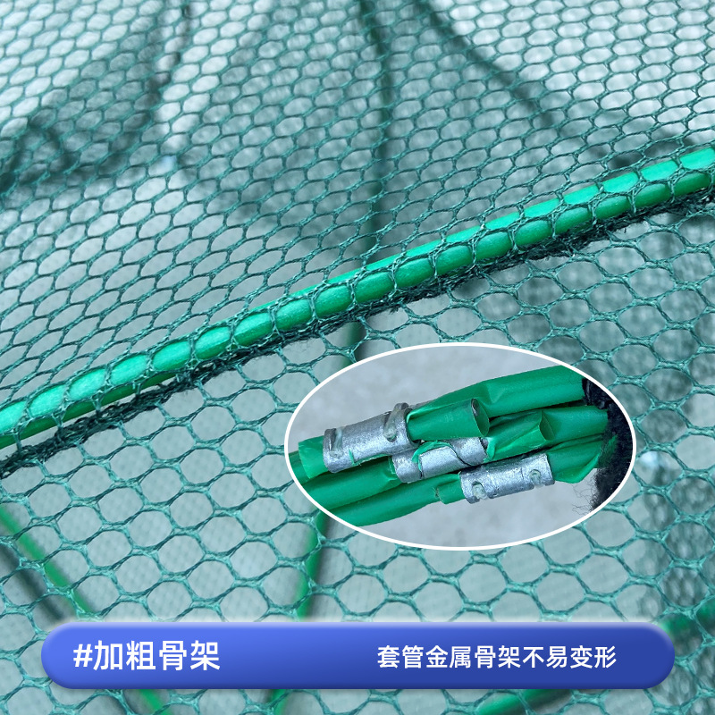 Square fishing net folding shrimp cage lobster net eel fishing net cage shrimp net fishing net fishing net crab fishing cage