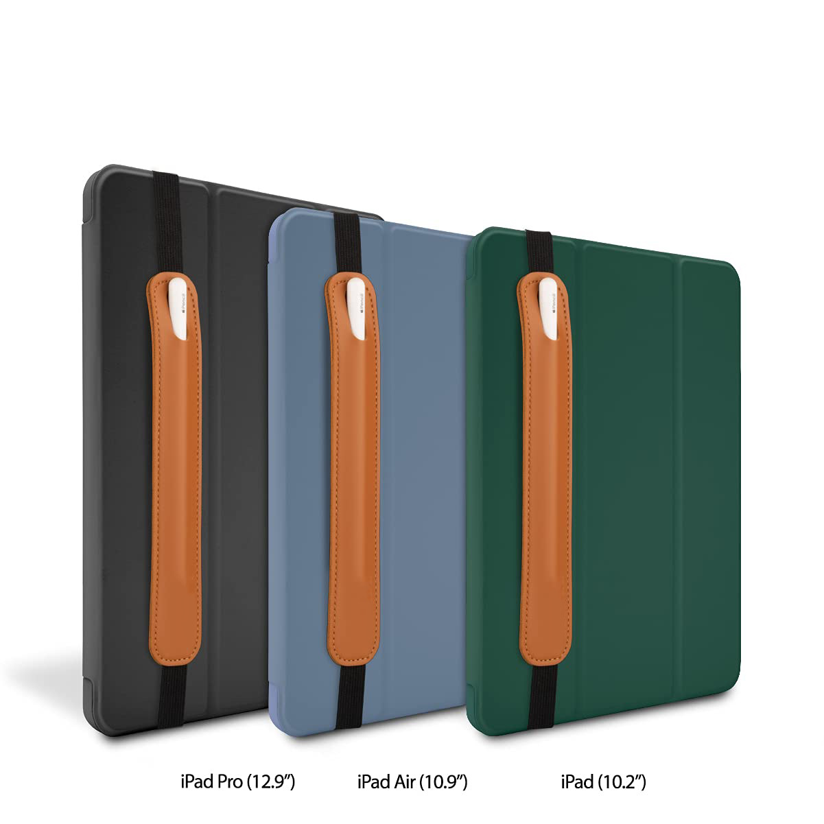 Cross-Border Spot Pu Leather Pen Case Elastic Elastic Band Tablet Pencil Case Pen Insert Capacitive Touch Screen Pen Storage Leather Case