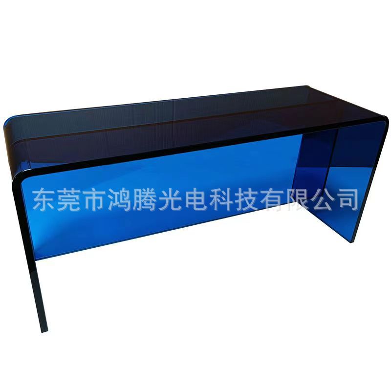 Итальянская скамейка, прозрачный акриловый кофейный стол, обеденный стул, легкий роскошный U-образный стол