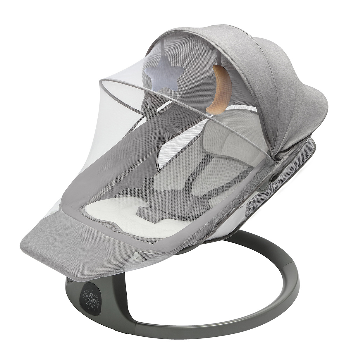 Cross-Border Newborn Baby Coaxing Artifact Smart Baby Rocking Chair Swing Chair Multi-Function Cradle Soothing Electric Baby