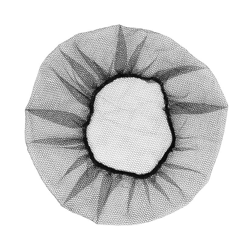 Disposable Nylon Mesh Cap Breathable Anti-Hair Loss Food Factory Black Nylon Hair Mesh Cap