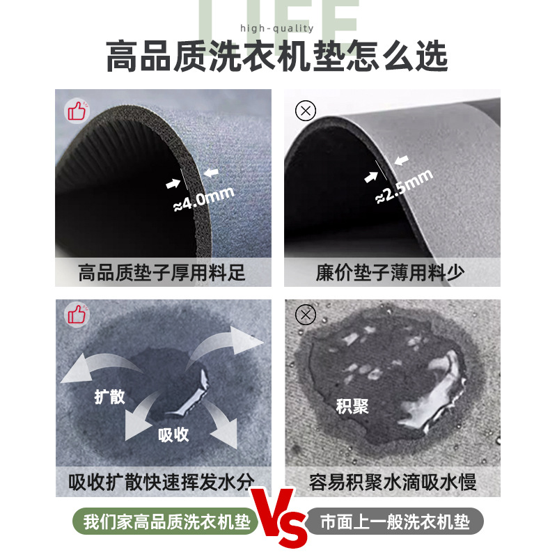 Drum washing machine dust cover pad cloth sunscreen refrigerator cover cloth absorbent cover mat diatom mud bedside table dust pad