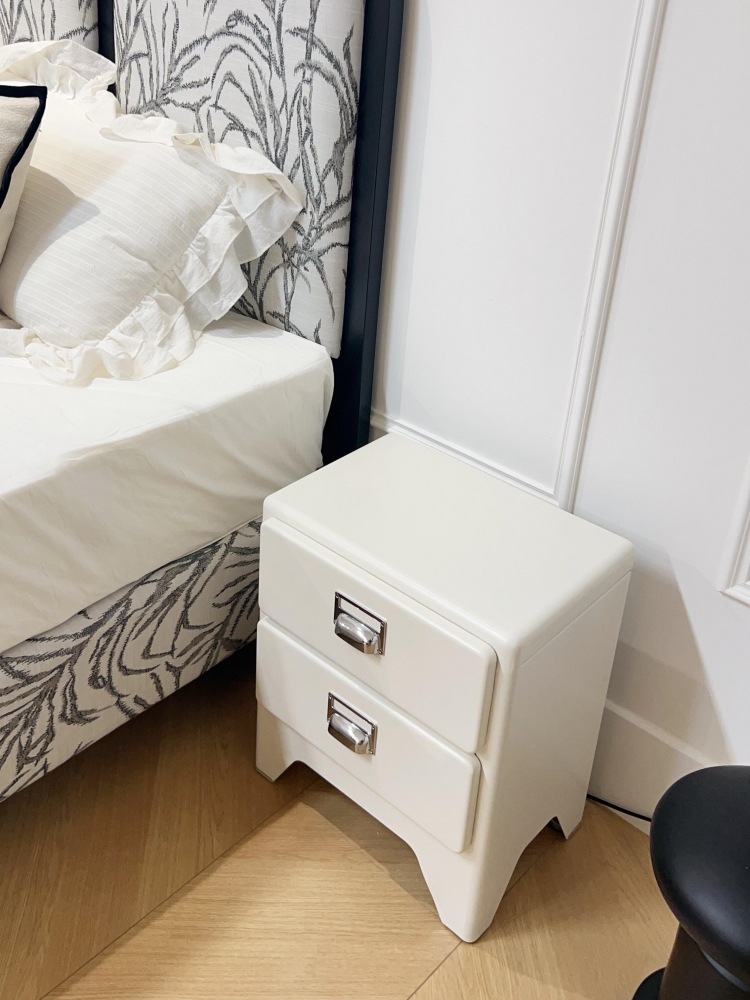 Bedside Table Small Plastic Abs Bedroom Storage Replacement Cream Style Kidsren's Drawer Cabinet Japanese Retro Cabinet