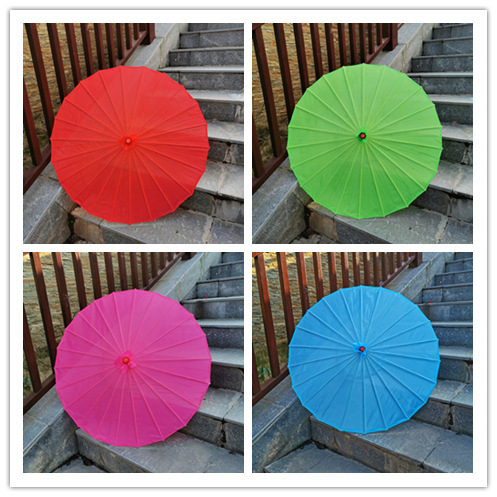 Ancient Oil-Paper Umbrella, Silk Umbrella, Classical Umbrella, Dance Umbrella, Performance Props, Decorative Ceiling Umbrella, Kindergarten Painting Umbrella
