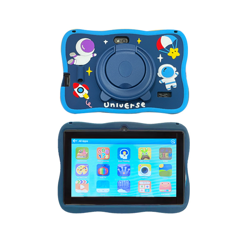 Android 7inch Children's Tablet Game Anti-Fall Protective Cover Cartoon Portable Love Doll Tab Cross-Border Exclusive Supply