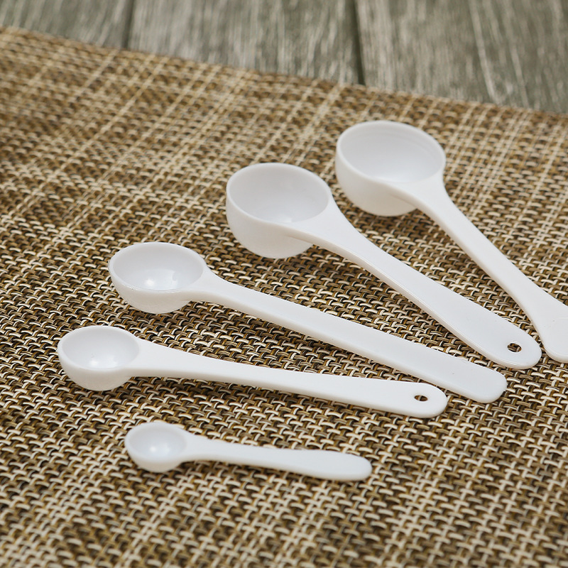 Plastic Measuring Spoon 1g 2g 3g 5g 10g Milk Powder Spoon Panax Notoginseng Powder Kitchen Baking Pp Small Pp Material Quality Spoon