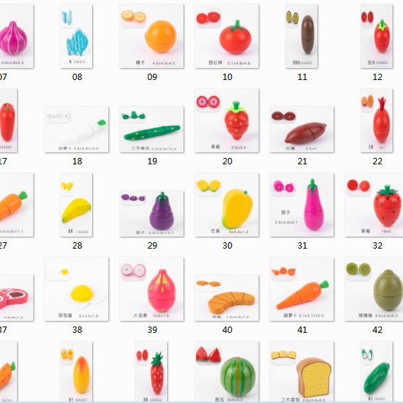 Игрушка для детей, имитация деревянных овощей и фруктов, DIY, для детей 1-3 лет