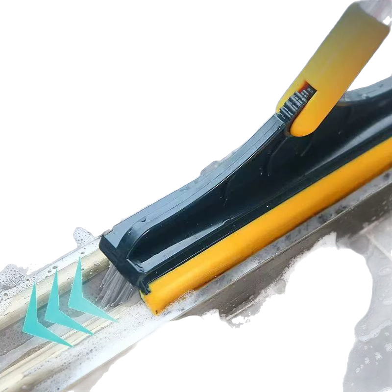 Bathroom Tile Scraper Brush, Crevice Brush, Hard-Bristled Floor Brush, Three-In-One Bathroom Sweep Cleaning Brush, Multi-Function