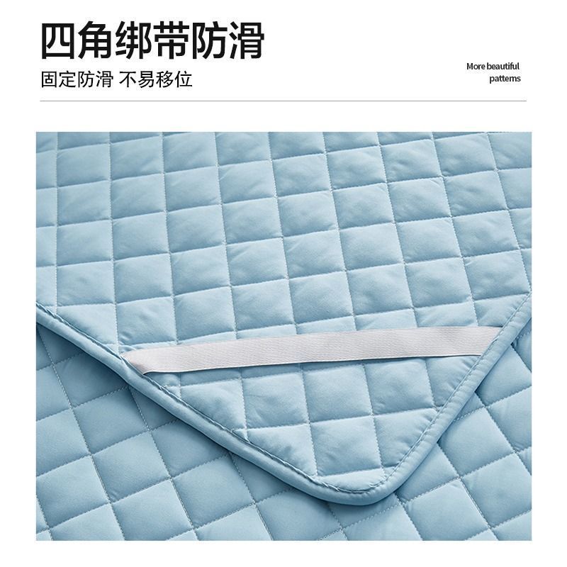 Матрасный чехол на все сезоны, тонкий мягкий чехол, машинная стирка, нескользящий защитный чехол, односпальные и двуспальные натяжные простыни