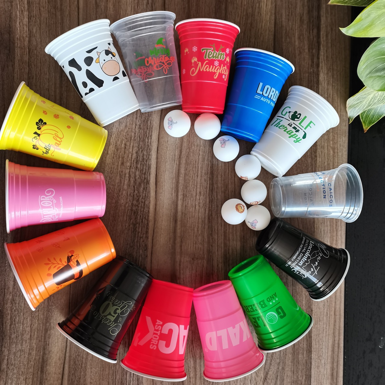 Кубок для игры в пиво 12oz 14oz 16oz 18oz для настольного тенниса и других игр для развлечений на улице и в помещении