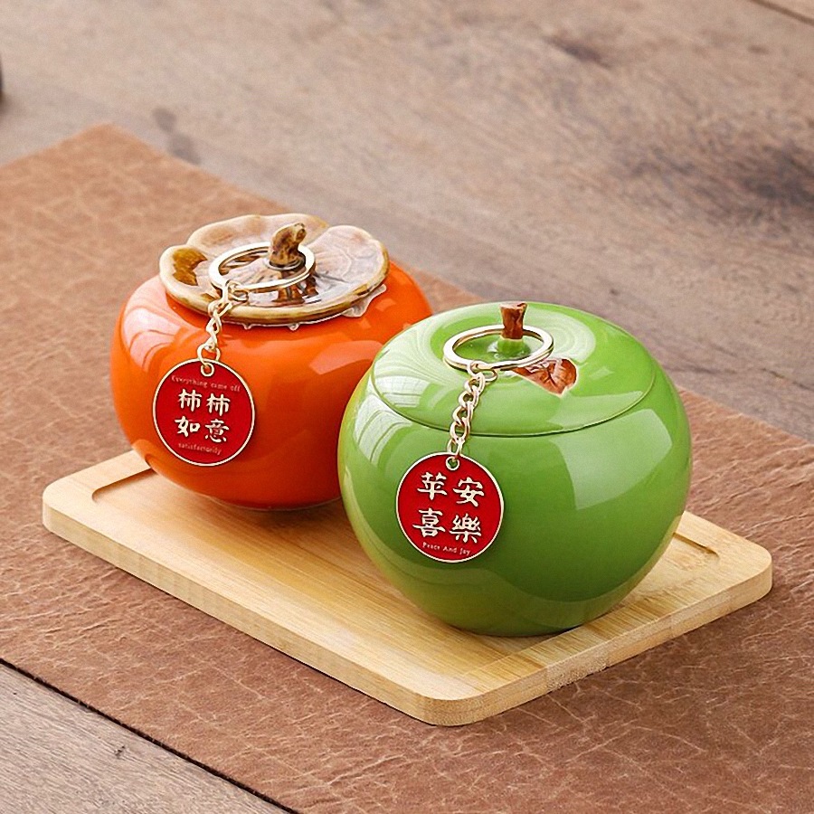 Christmas peace fruit Apple jar peace happy new home living room desktop entrance decoration Spring Festival gift
