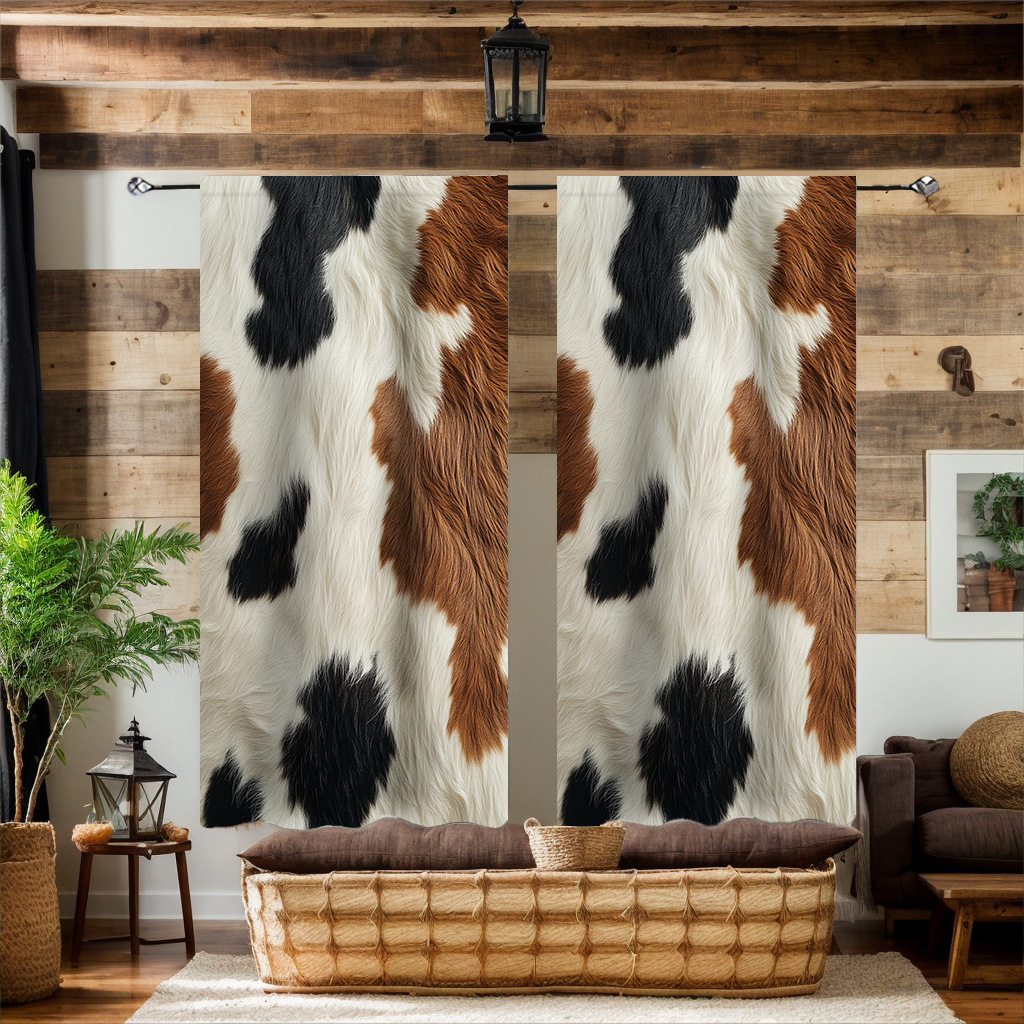 Поддержка доставки Jit, кросс-бодерные эксклюзивные прямые продажи, шторы и экраны из искусственного коровьего меха с цифровой печатью