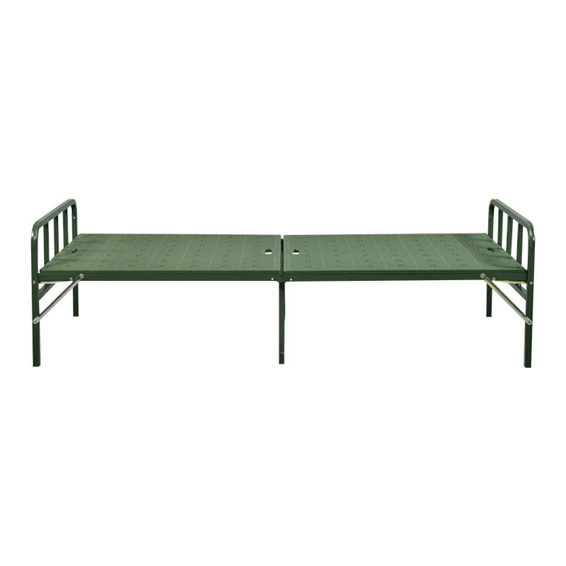 Steel Plastic 80% off Bed Outdoor Portable Camp Bed Steel Plastic Folding Bed Plastic Panel Installation-Free 80% off Bed Spare Bed