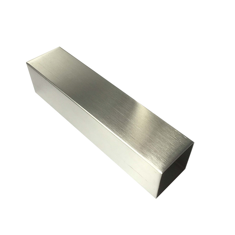 Wholesale Spot 304 Stainless Steel Square Tube Slotted Cutting Rectangular Tube 201 Stainless Steel Brushed Square Pass 6m Cutting
