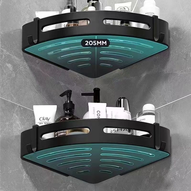 Punch-free Bathroom Tripod Toilet Washstand Wall-mounted Storage Rack Toilet Toilet Kitchen Storage Rack