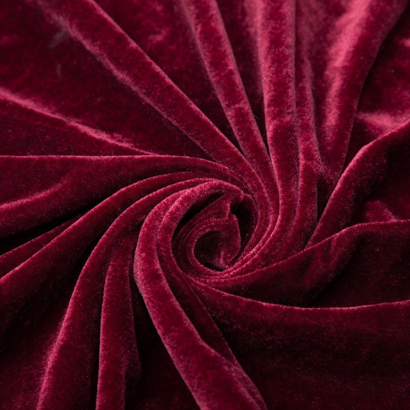 Golden velvet red wedding meeting tablecloth thickened photo stage live absorbent background cloth velvet cloth wholesale