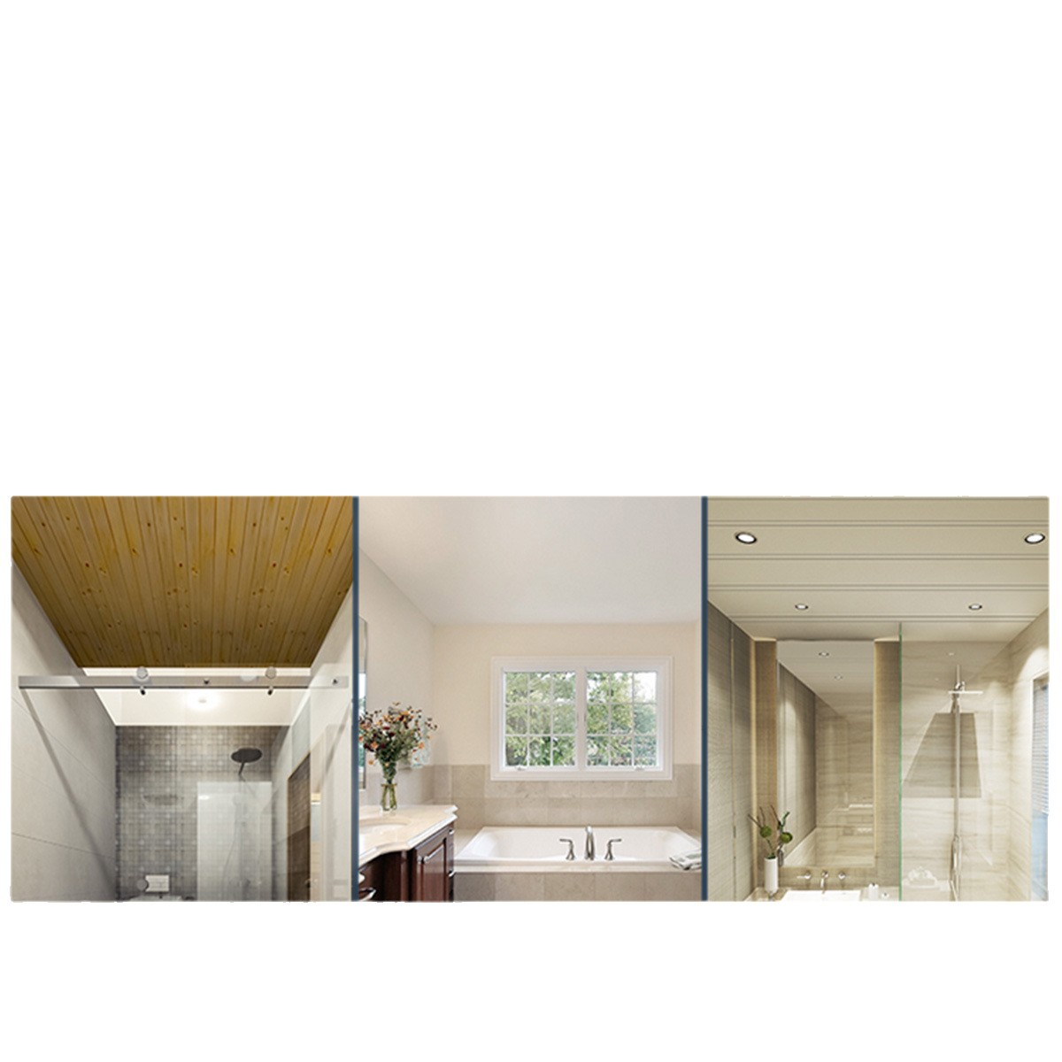 Integrated Ceiling Conversion Frame Flat Panel Lamp Bathroom Heater Adapter Frame T-Type Concealed Aluminum Alloy Frame 300X300X600