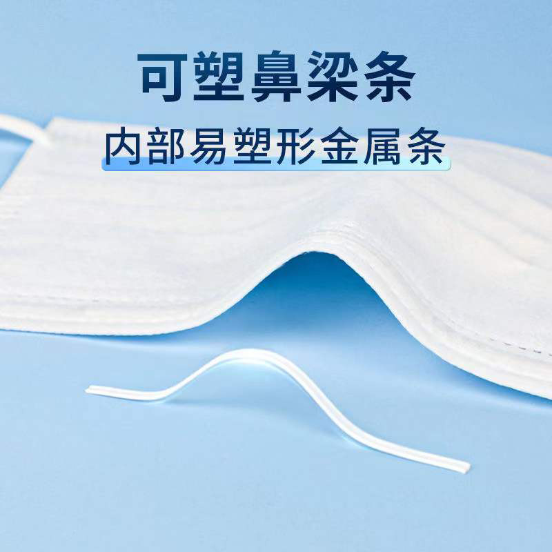 Big apartment medical surgical mask meltblown cloth three-layer protection adult medical mask blue white black three-color optional hanging ears
