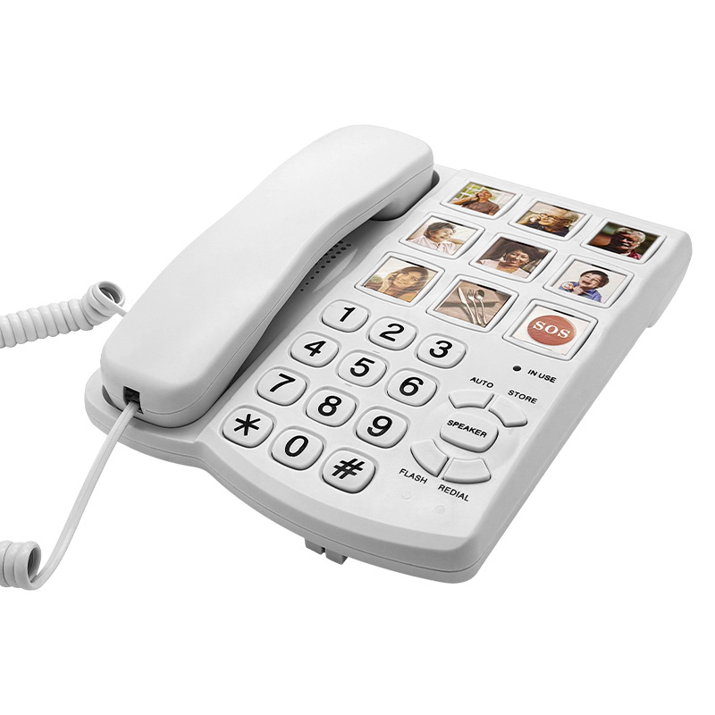 Old People's Telephone Home One-key Dial Big Button Big Ringtone Old People's Hearing Aid Telephone telephone