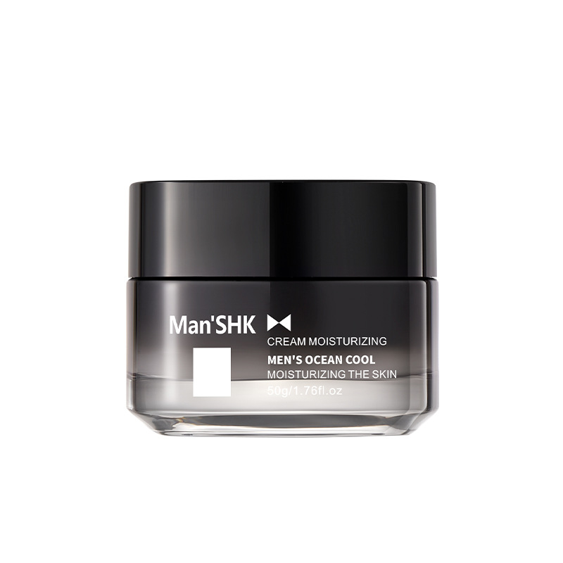 Jefquan Men's Ocean Cool Moisturizer 50g Hydrating Face Cream Autumn and Winter Moisturizing Cream Refreshing Face Cream Wholesale