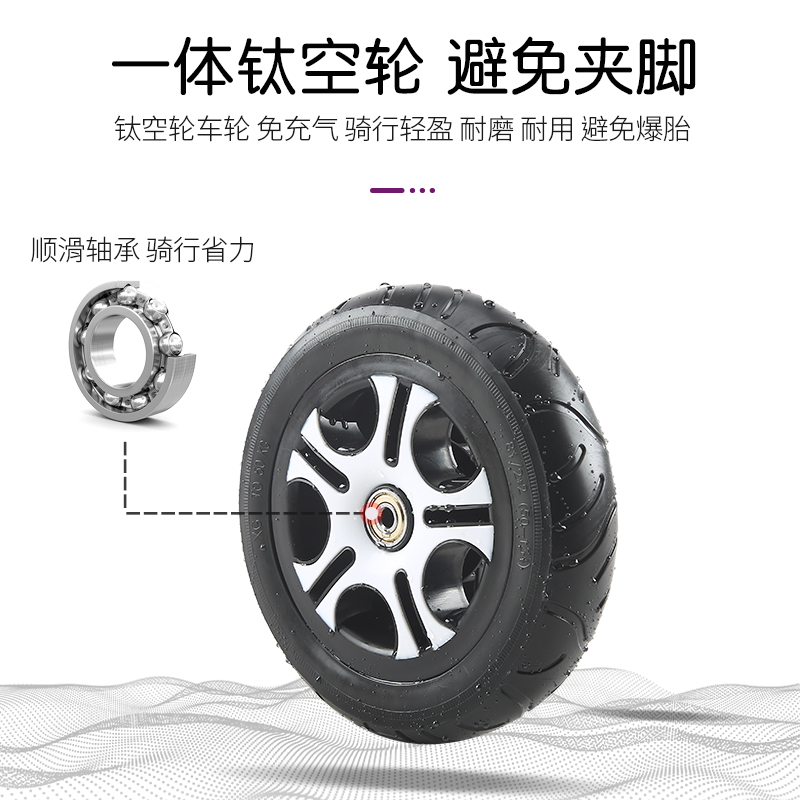 Maidou Kidsren's Tricycle Baby Stroller Toddler Bicycle 1-3-5 Years Old Kidsren's Stroller Self-Full