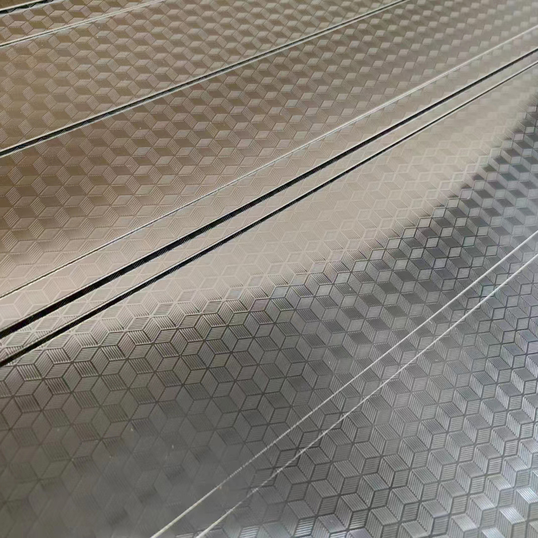 Embossed Stainless Steel Cube Back Large Square Free Pattern Tree Pattern Money Flower Wood Pattern Stone Pearlescent Door Panel