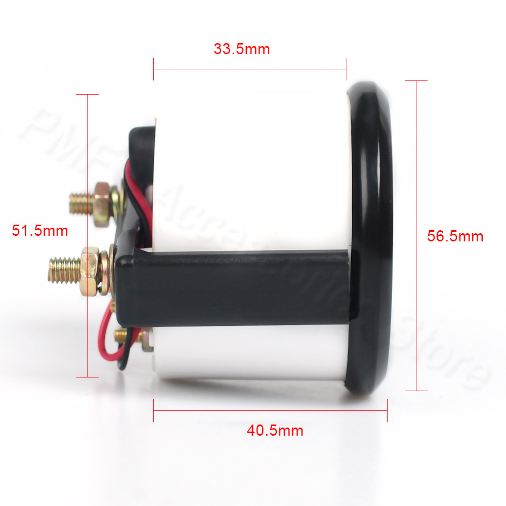 2-inch 52MM black surface pointer oil gauge car instrument modified car instrument
