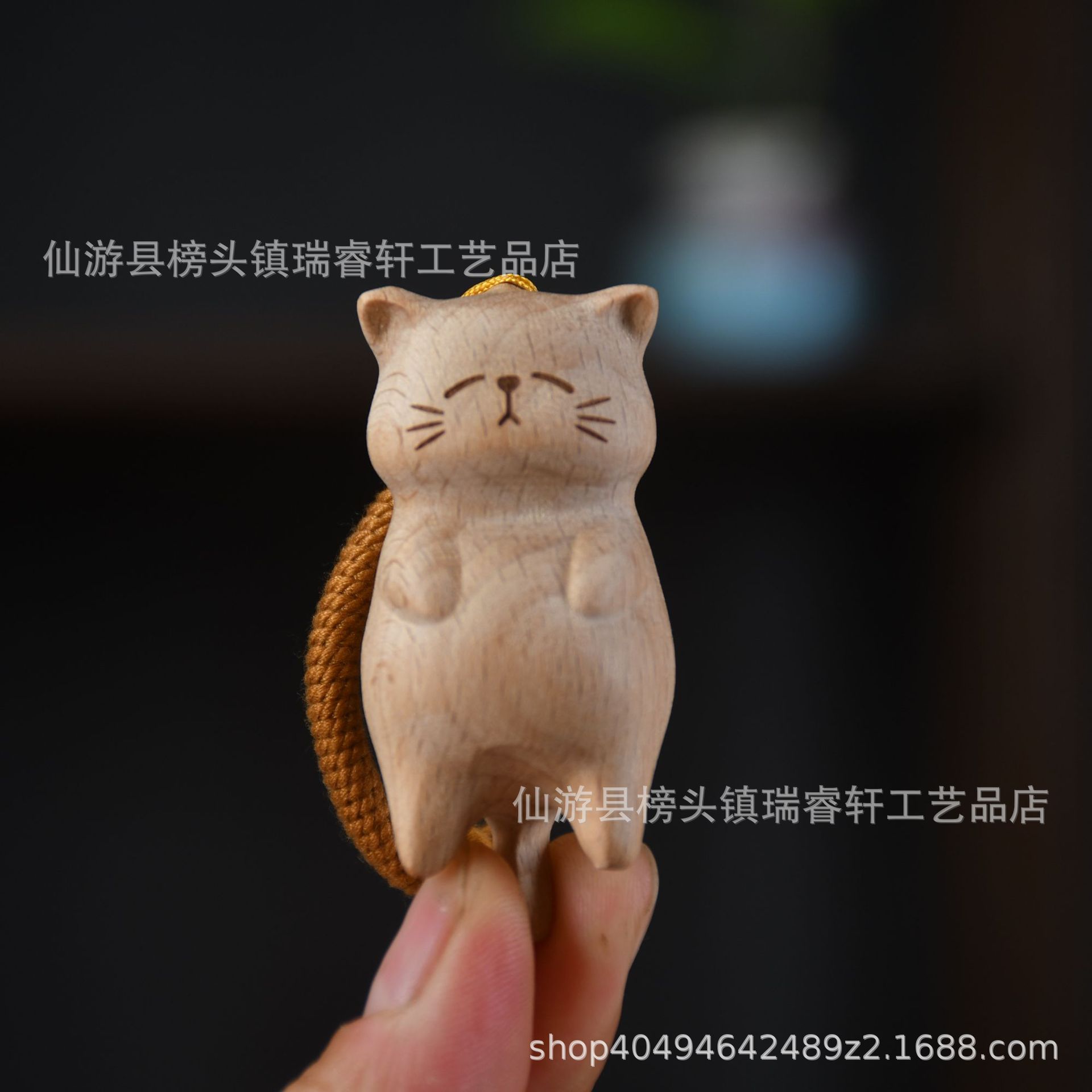 Оптовая продажа брелка из бука с изображением сломанного кота, подвеска для сумки, мультяшный аксессуар