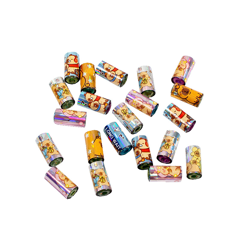 Cartoon tear stickers beaded string music bracelet hand account tape hand string diy net red toys wholesale