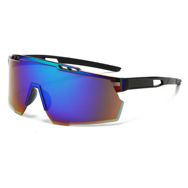 Trendy and Cool Cycling High-Definition Large-Frame Glasses Multi-Color Mountaineering and Skiing Sunglasses Outdoor Uv Protection Sunglasses