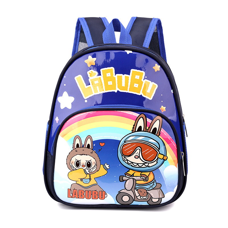Marvel Spider-Man Cartoon Children's Small Schoolbag Wholesale Labubu Boys and Girls Kindergarten Backpack Ultra Light Weight Reduction