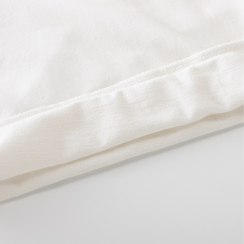 Children's Hooded Sweatshirt Pure Cotton Terry Spring & Fall Blank Pure Color Long-Sleeved Outwear Hoodie Clean Version Children's Clothing Wholesale Foreign Trade