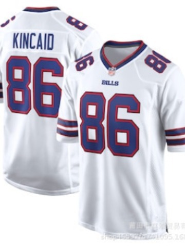 New NFL jersey Bill 17 ALLEN 58 MILANO 86 KINCAID sports olive uniform