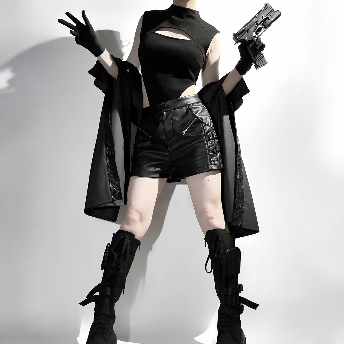 Xiong Doujiang Original Black Sheep Research Society Lolita Women's Lolita Tops Top Shorts Daily Suit 7278