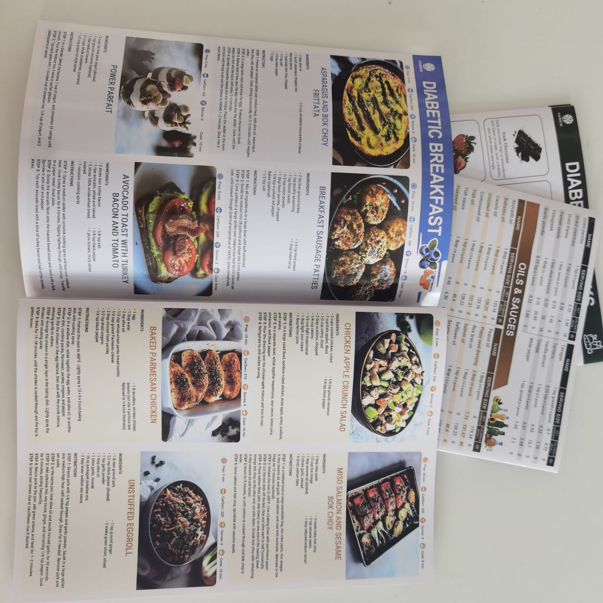 Cross-border in stock healthy food meal guide food list healthy diet recipe suit