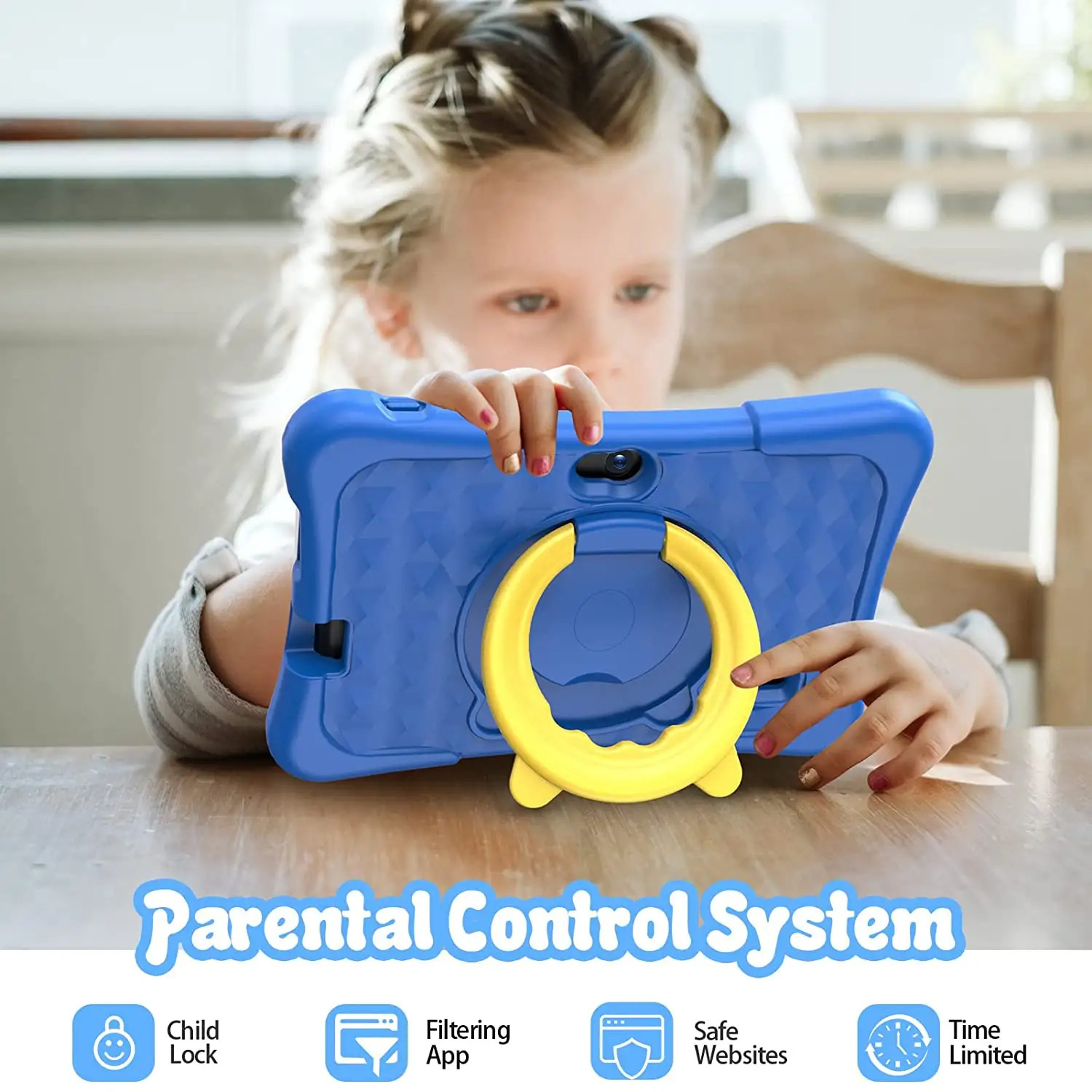 Cross-Border A133 Quad Core 7inch Children's Tablet Computer Student Education Wholesale Software Learning Machine Intelligent Learning