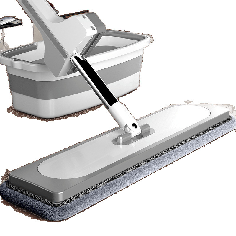 Floor Cleaning Flat Mop, New Dual-Purpose Hand-Washable Lazy Household Mop, Water-Absorbent, No Need for a Large Mop