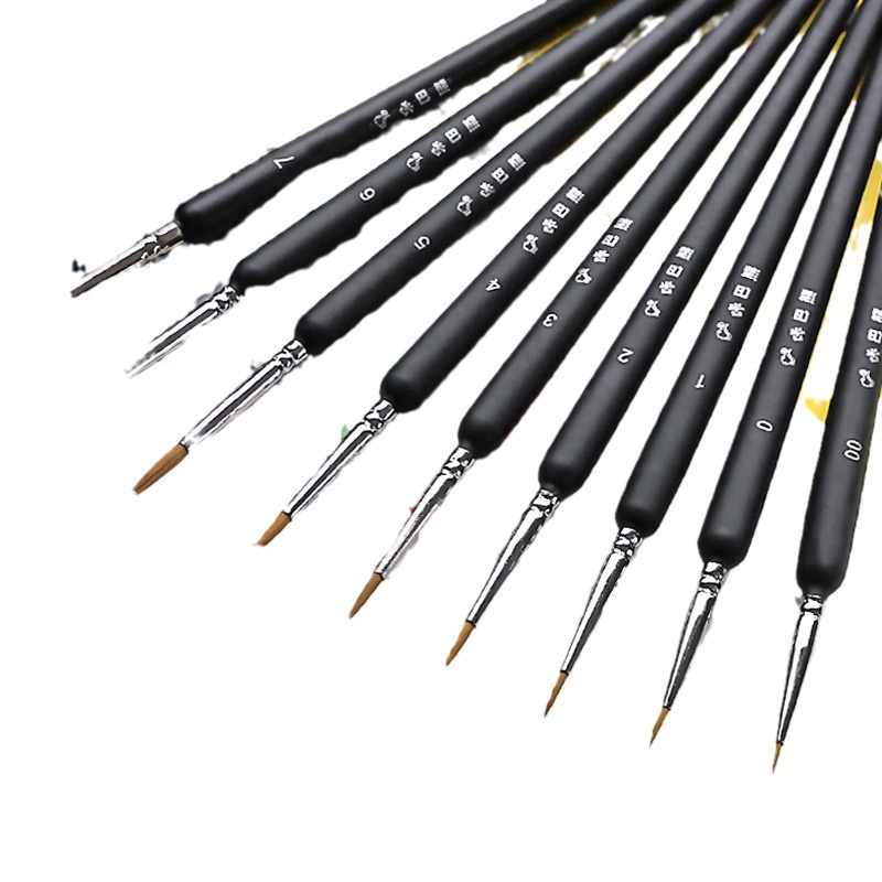 Langhao Art Hook Pen Extra Fine Brush Set Painting Pigment Acrylic Chinese Painting Gouache Oil Painting Watercolor Facial Pen