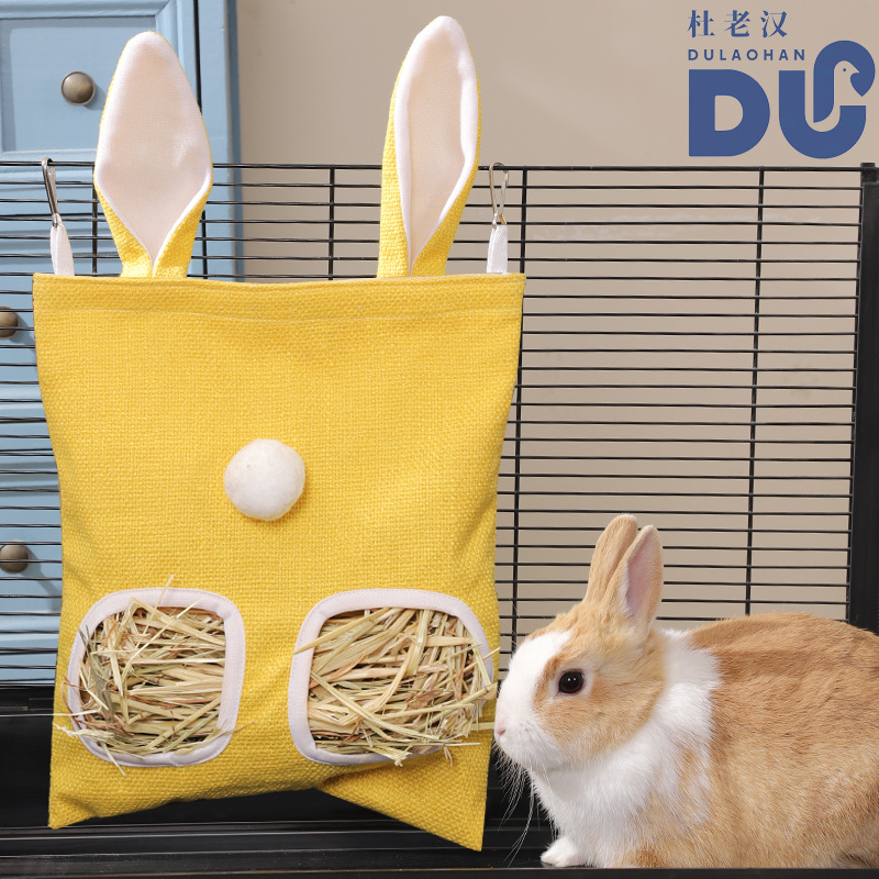 Cross-border hot sale New du laohan rabbit Dutch pig straw bag rabbit cage special rabbit nest bite-resistant scratch-resistant Hay bag