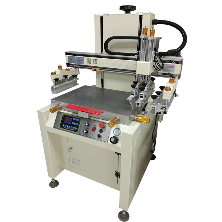 Left and right Electric vacuum suction type 5070 printing machine vertical semi-automatic high precision flat screen printing machine