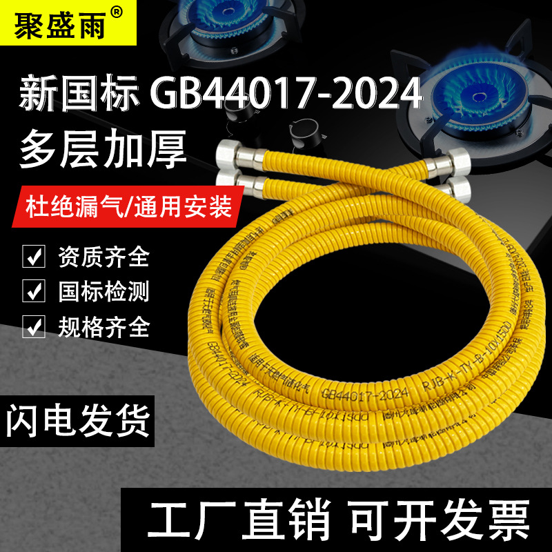 New National Standard Gas Pipe Explosion-Proof Special Pipe Natural Gas Liquefied Armored Thickened Medium-Pressure High-Pressure Explosion-Proof Gas Pipe