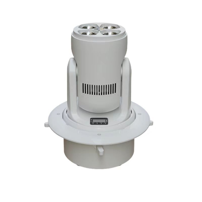 Customized Moving Head Light 4 Led Stage Ktv Room Bar Flash Light Dyeing Light Bee Eye Light Sound Controlled Flash Light