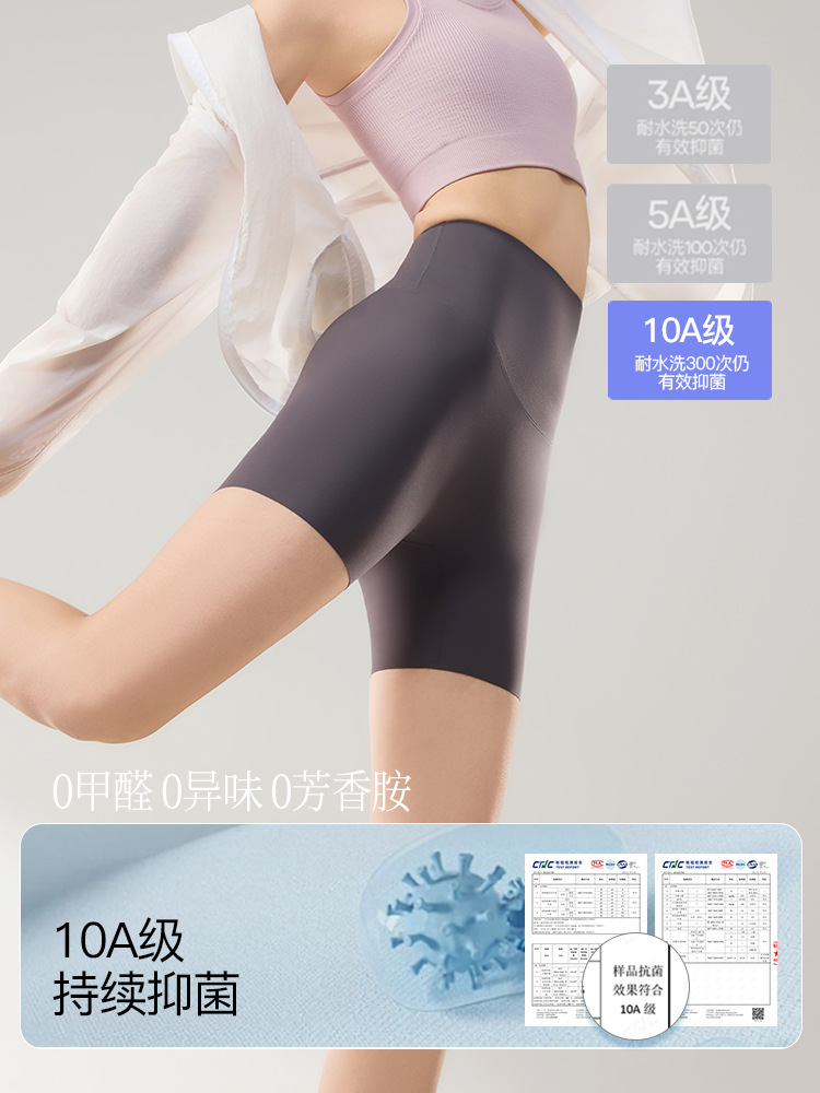 Brown Quick-Dry High-Waisted Yoga Fitness Shorts Lulu Alternative Summer Five-Point Shark Pants Leggings No Need for Underwear